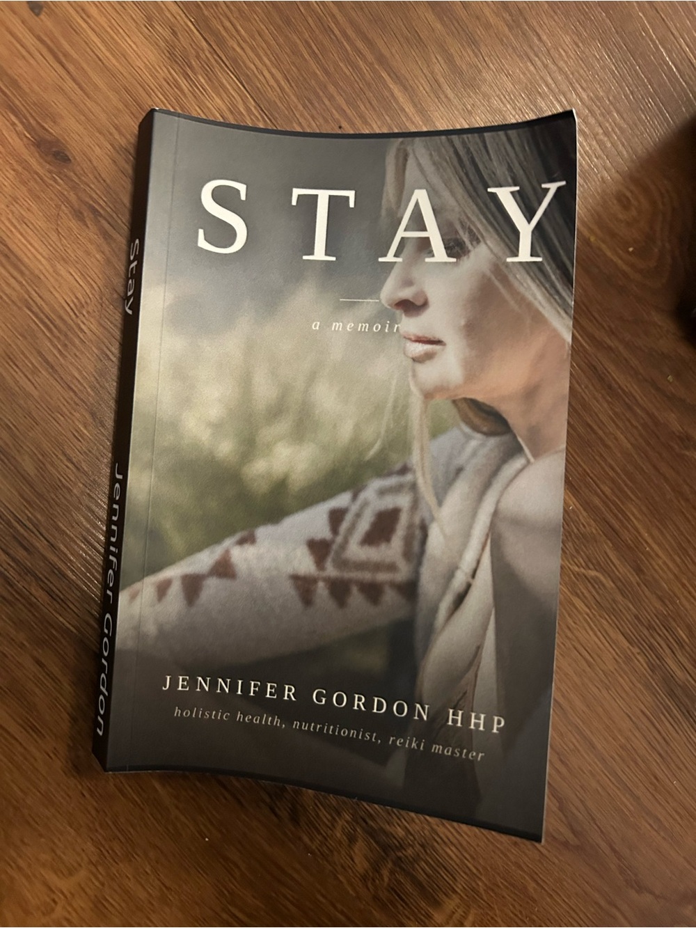 Stay Memoir by Jennifer Gordon - Gray Cover